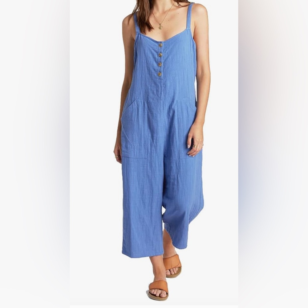 Billabong Blue Jumpsuit